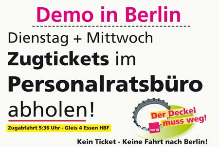 Tickets abholen!