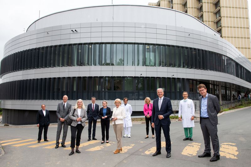 Wissenschaftsministerin Pfeiffer-Poensgen informiert sich am UK Essen über geplante Baumaßnahmen im Rahmen des NRW-Sonderprogramms für Unikliniken - Titelbild