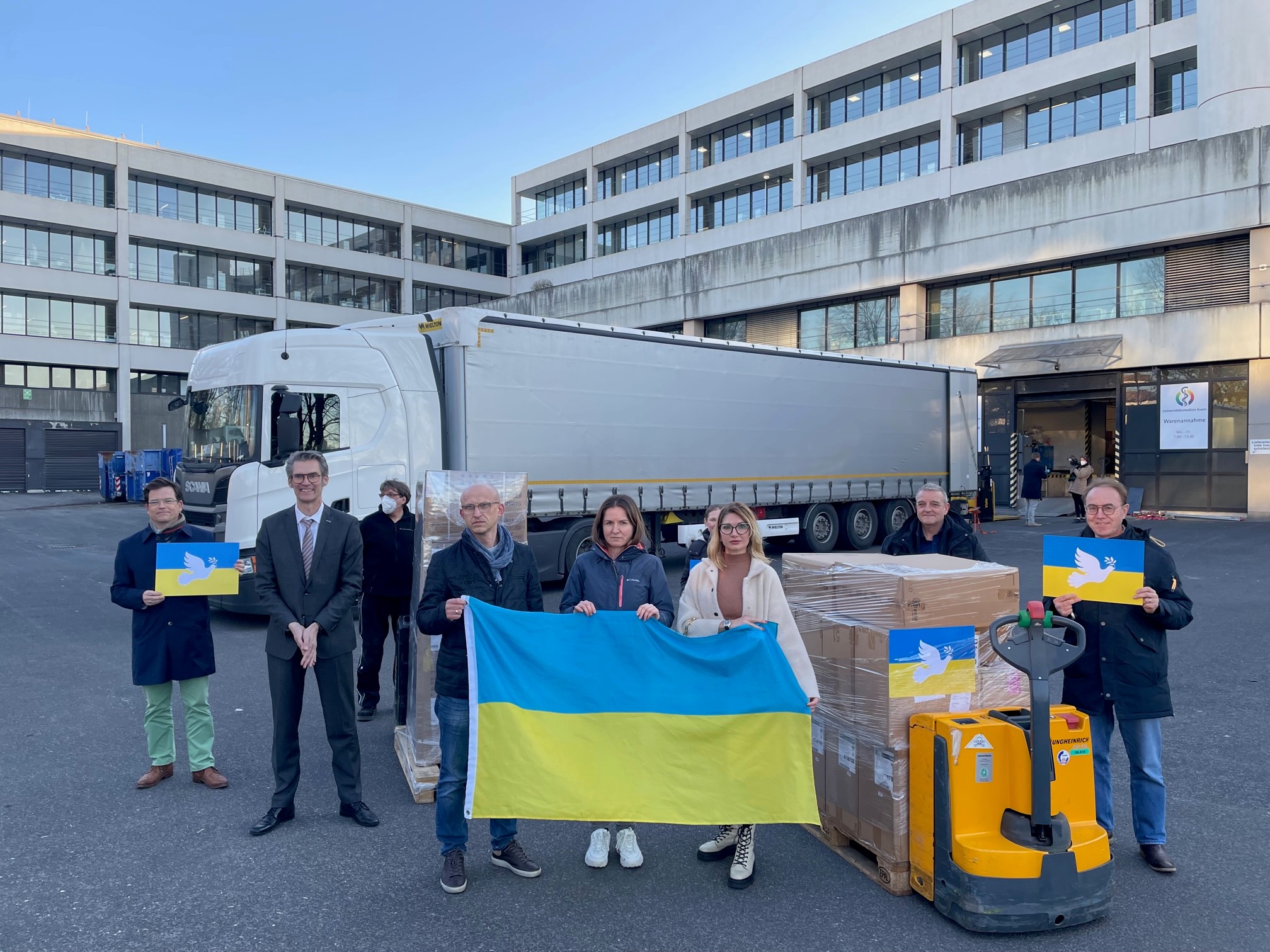 Hilfsgütertransport für die Ukraine - Titelbild